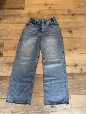 All Saints High-Waisted Women's Straight-Leg Jeans - Light Blue 8 s